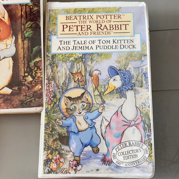 Beatrix Potter World of Peter Rabbit Friends Benjamin Bunny Tom Kitten Duck VHS - Picture 4 of 8